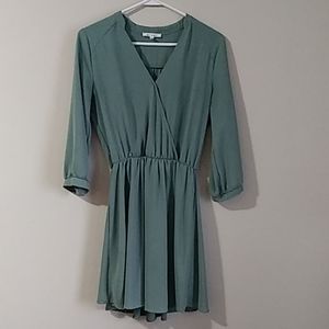 Sage green dress